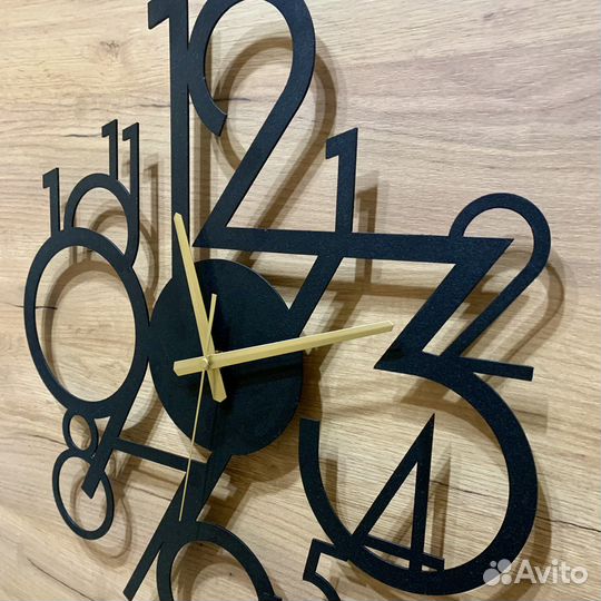 Настенные интерьерные часы numbers