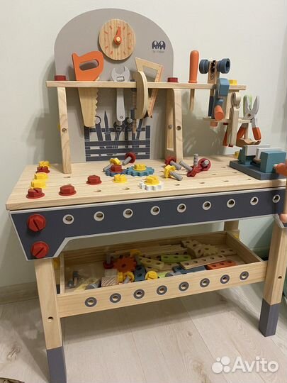 Игровой верстак детский деревянный