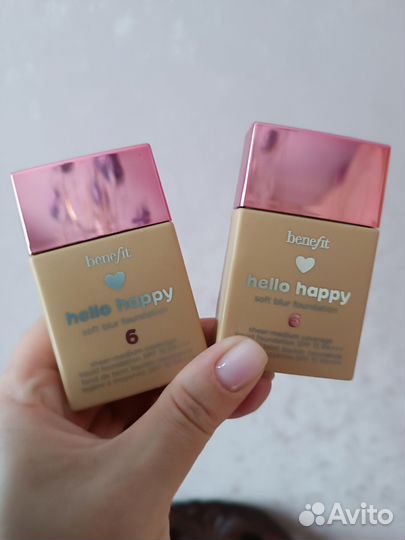 Benefit hello happy тональный крем 6 тестер