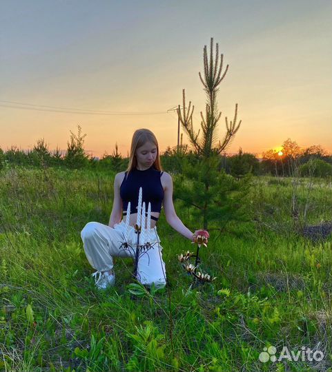 Винтажный подсвечник, Романтика, Ручная работа