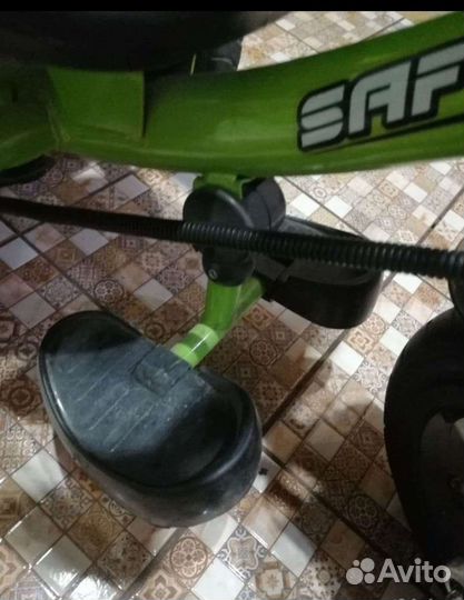 Велосипед коляска с ручкой