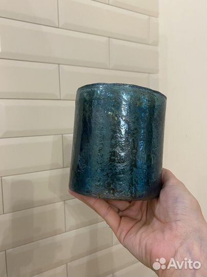 Подсвечники из цветного стекла