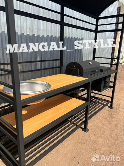 Беседка с мангалом