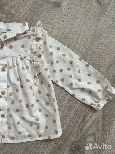 Рубашка zara для девочки