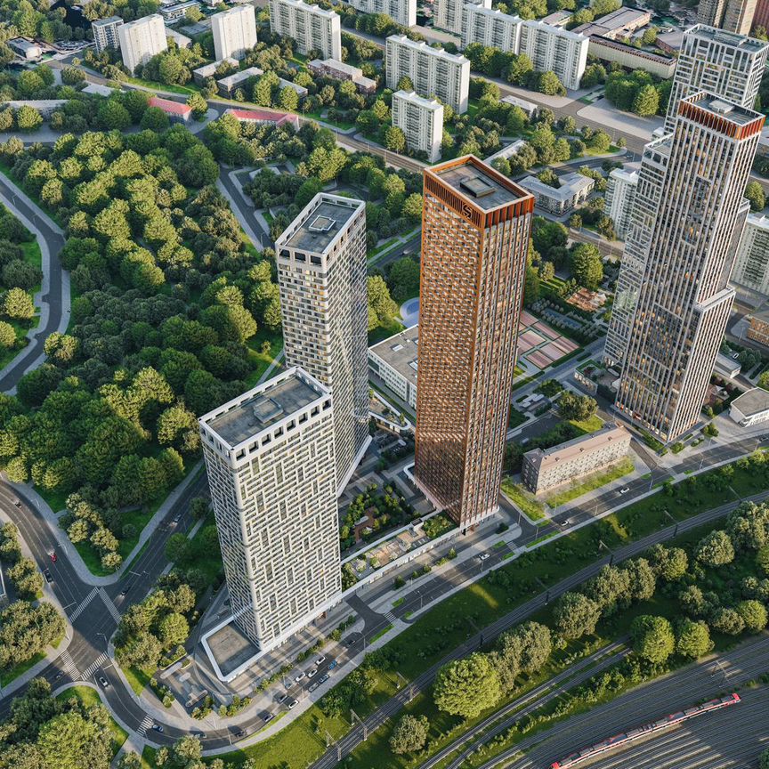 2-к. квартира, 65,9 м², 26/60 эт.