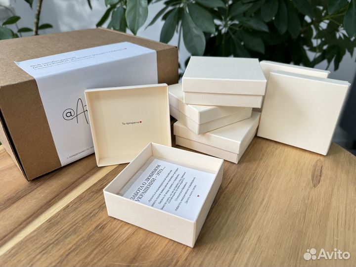 Коробки крышка-дно на заказ тираж от 10шт