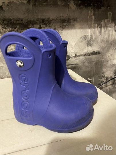 Резиновые сапоги crocs c7