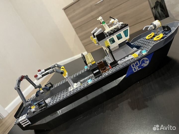 Корабль Лего Парк юрского периода