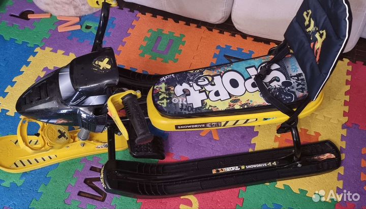 Снегокат, санки