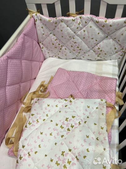 Бортики в детскую кроватку новые