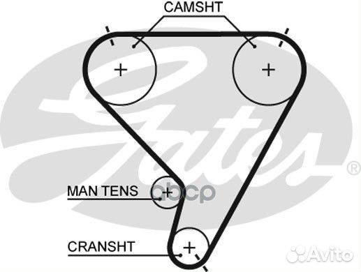 Ремень грм 5448XS Gates