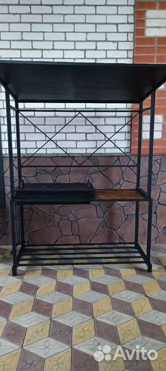 Мангал с крышей