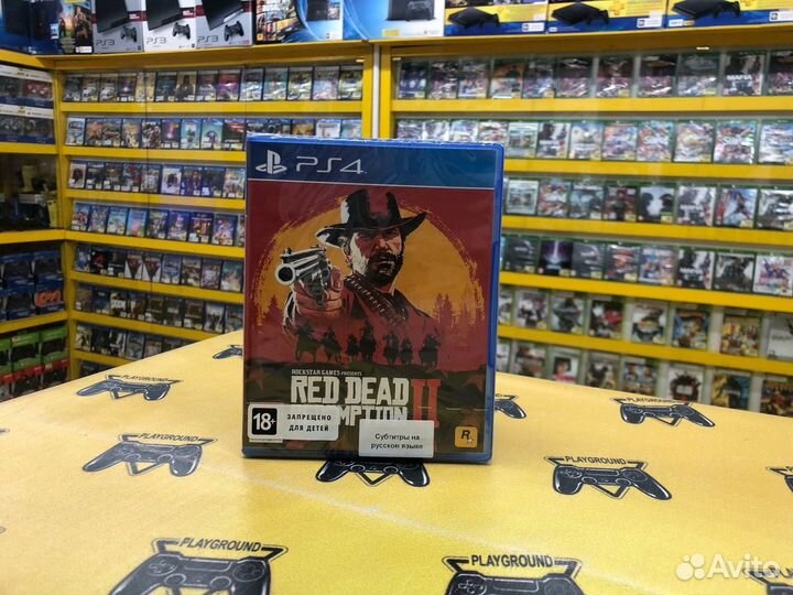 Red Dead Redemption 2 PS4 Новый диск