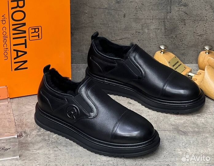 Полуботинки низкие Romitan из натуральной кожи