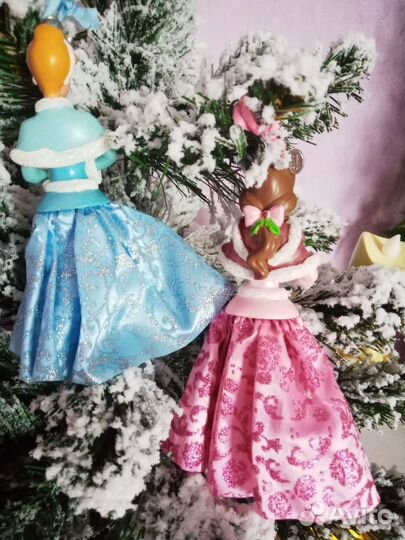 Елочные игрушки принцессы disney