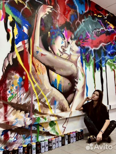 Художник. Роспись стен. Граффити