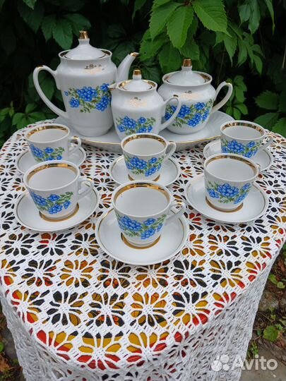 Чайно кофейный сервиз СССР