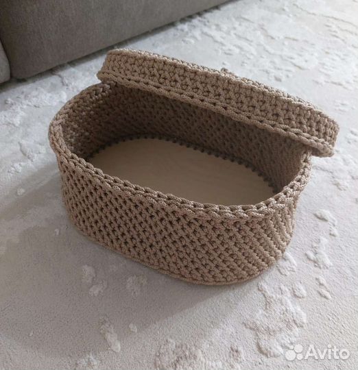 Корзина из полиэфирного шнура