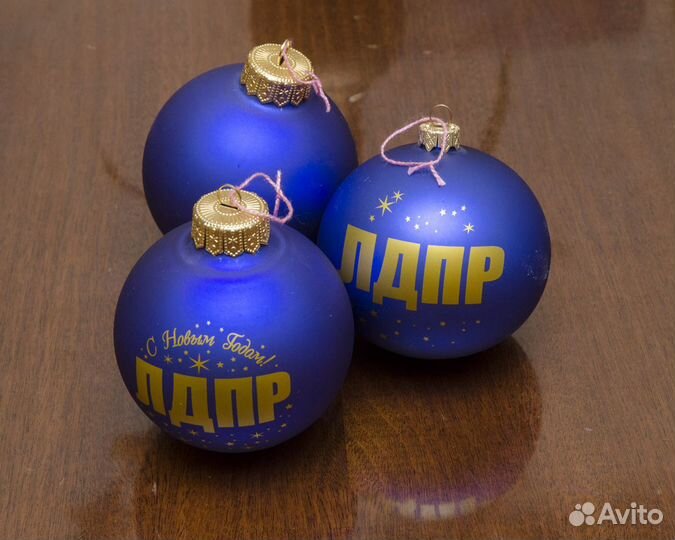 Шары на елку лдпр