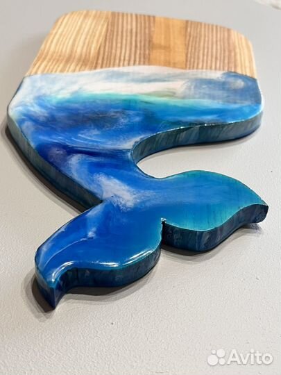 Доска разделочная с эпоксидной смолой