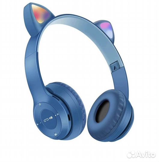 Беспроводные наушники р47m с кошачьими ушками