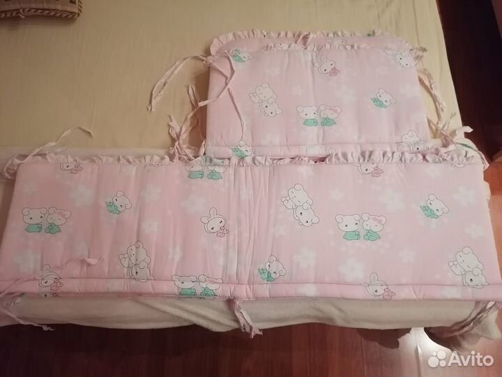 Бортики в детскую кроватку бу