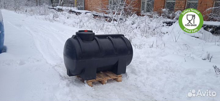 Накопительный бак для воды 0,5 куба / бак для бани