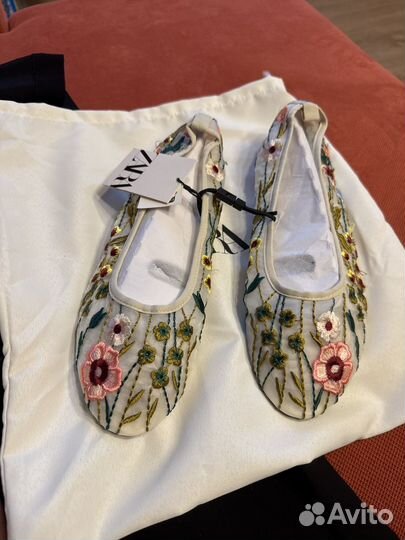 Балетки zara 40