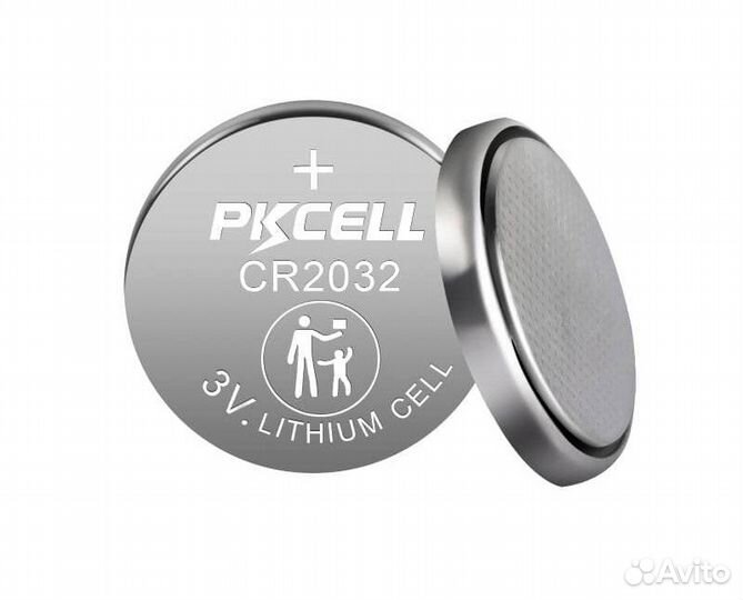 Батарейка pkcell Lithium CR2032-5B