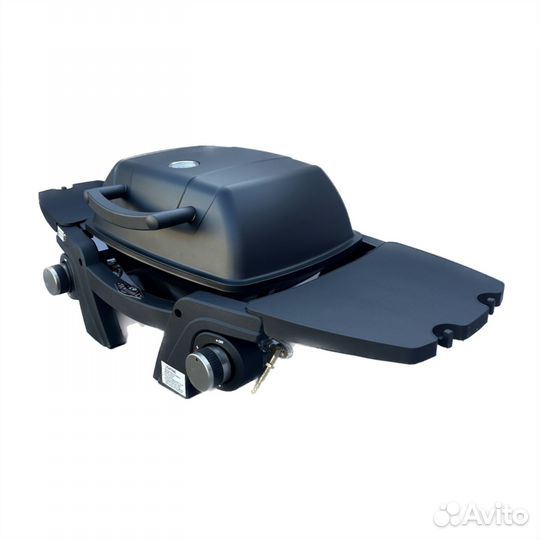 Гриль газовый 2+/ решётки чугун/ титан/ отсекатель