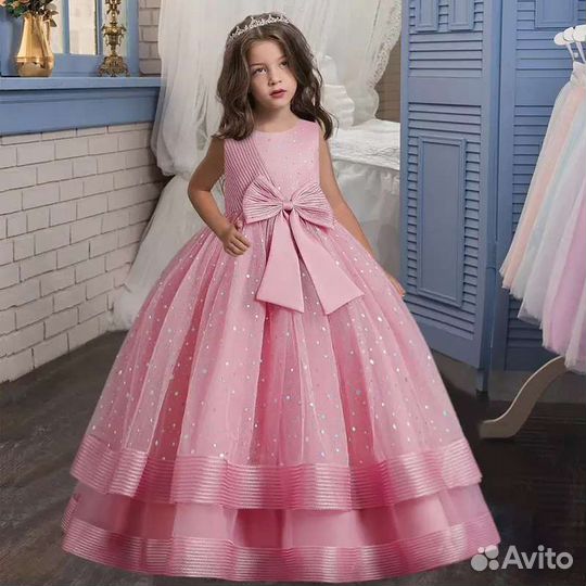Пышное нарядное платье для девочки