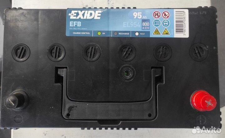 Аккумулятор бу Exide 95 Ah с гарантией