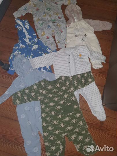 Детские вещи пакетом на мальчика от 0 до 1,5 лет