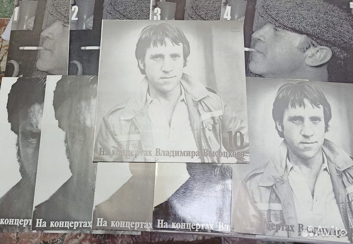 10 пластинок Высоцкий цена за всё