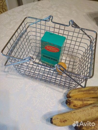 Корзина для магазина, для фруктов на кухне
