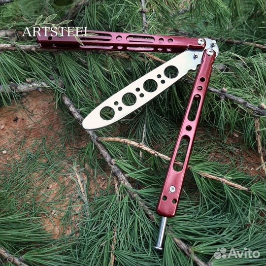 Тренировочный Нож-бабочкa (Карп, TR13-RD)