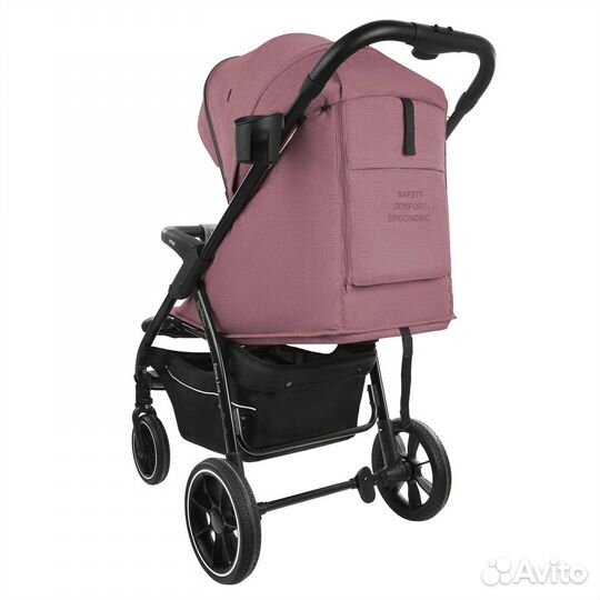 Коляска прогул. Indigo epica LUX S розовый