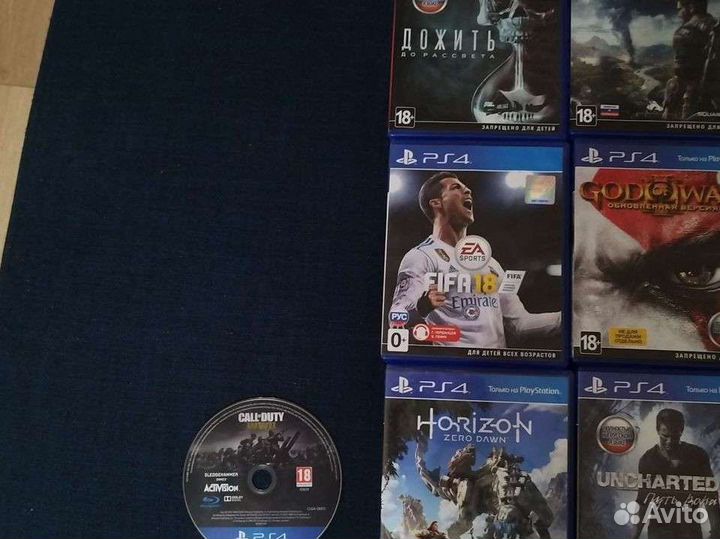 Диски на приставку ps4
