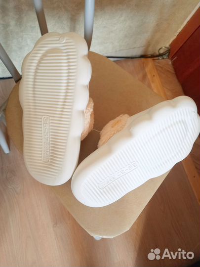 Меховые тапки 35р