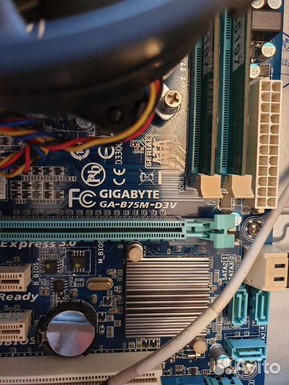 Материнская плата 1155 с процессором