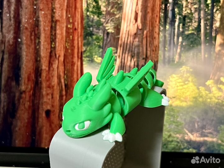 Зеленый беззубик 3D антистресс