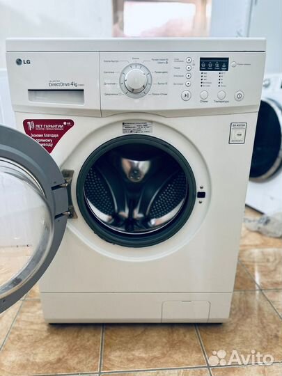Узкая стиральная машина LG Inverter