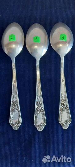 Ложка столовая Серебро 875 проба СССР