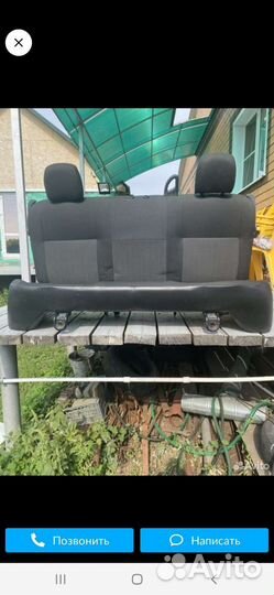 Сиденья largus второй ряд