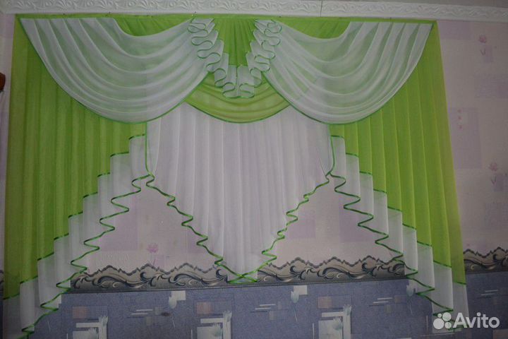 Шторы на кухня