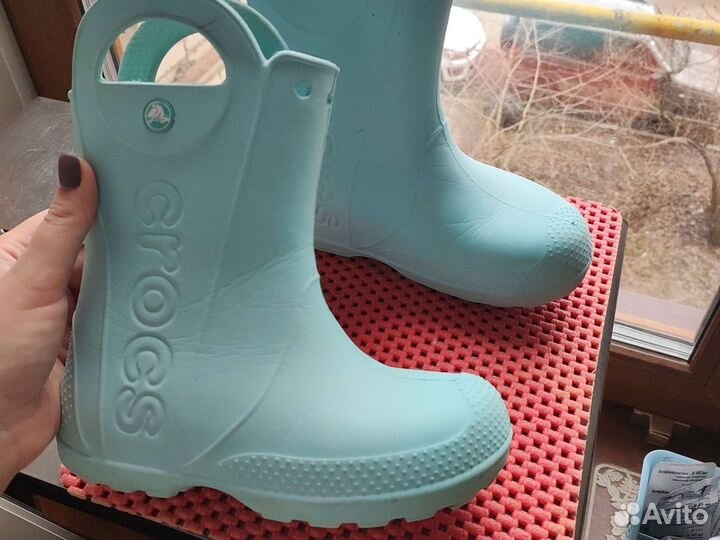 Сапоги crocs c 13, сабо с 12