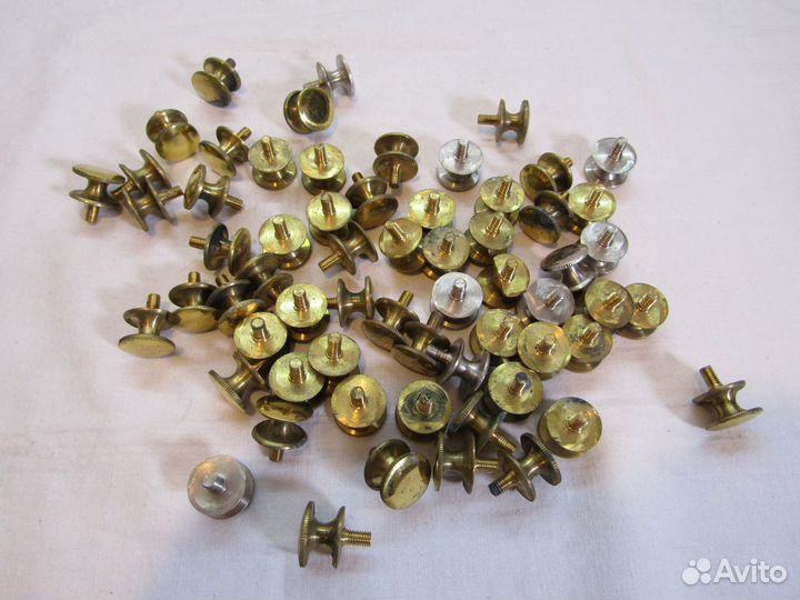 Ручка латунные мебельные №8329