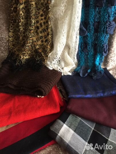 Шарф, палантин, снуд женский, б/у
