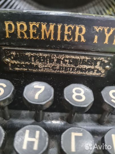 Антикварная Пишущая машинка Smith Premier 1912г