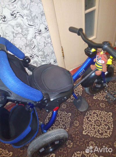 Детский велосипед С родительской ручкой